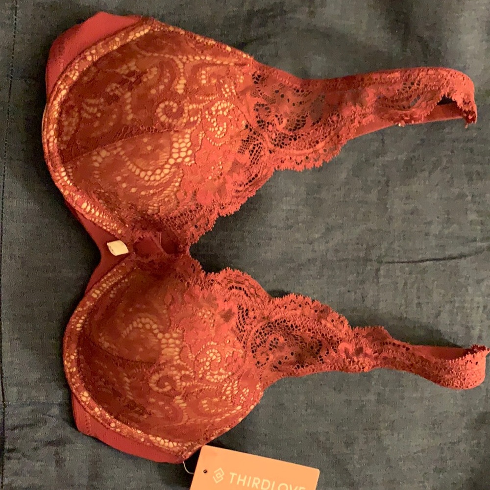 Cranberry 24/7 Lace Contour Plunge Bra